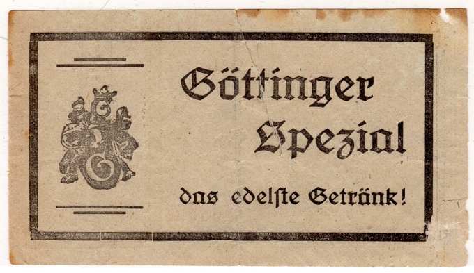 Fahrschein 1928 Rückseite