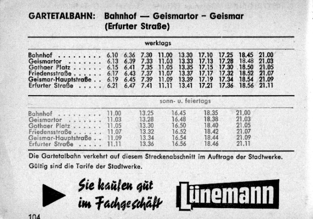 Fahrplan